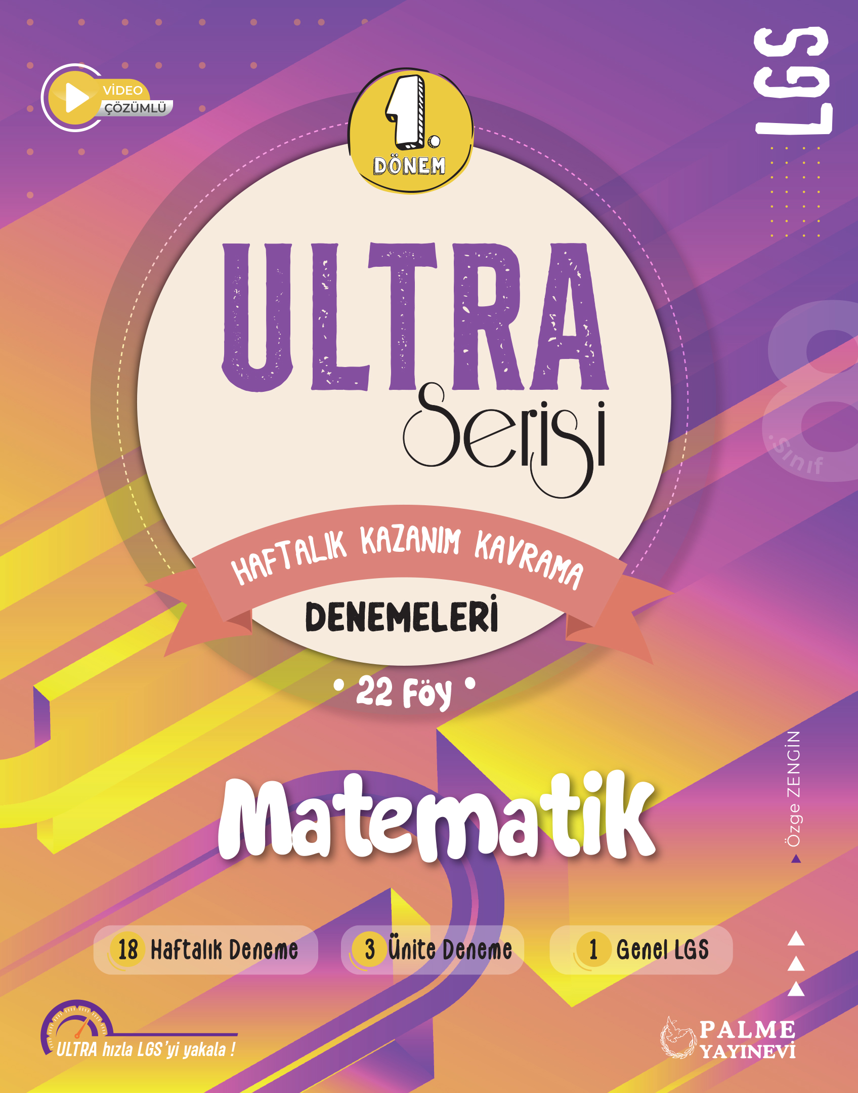 Ultra Serisi 1. Dönem Haftalık Kazanım Kavrama Denemeleri-Matematik kapak görseli